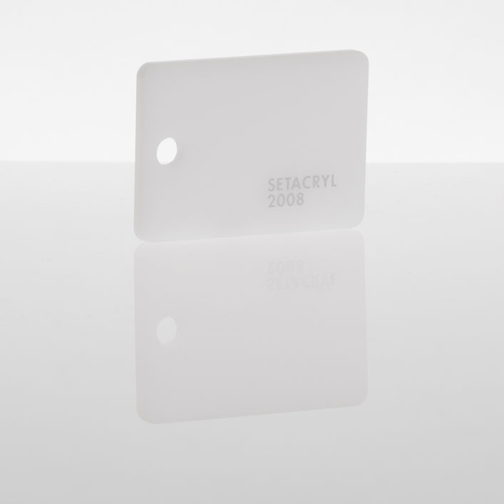 Akryl Setacryl 8mm hvid opal carl jensen